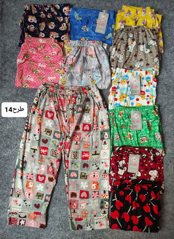 شلوارک زنانه گیاهی خارجی مارک لیدی عروسکی